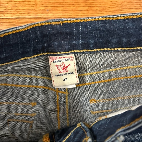 True Religion BootCut Becky Jeans flap pockets  size 27 made in USA - Picture 5 of 8